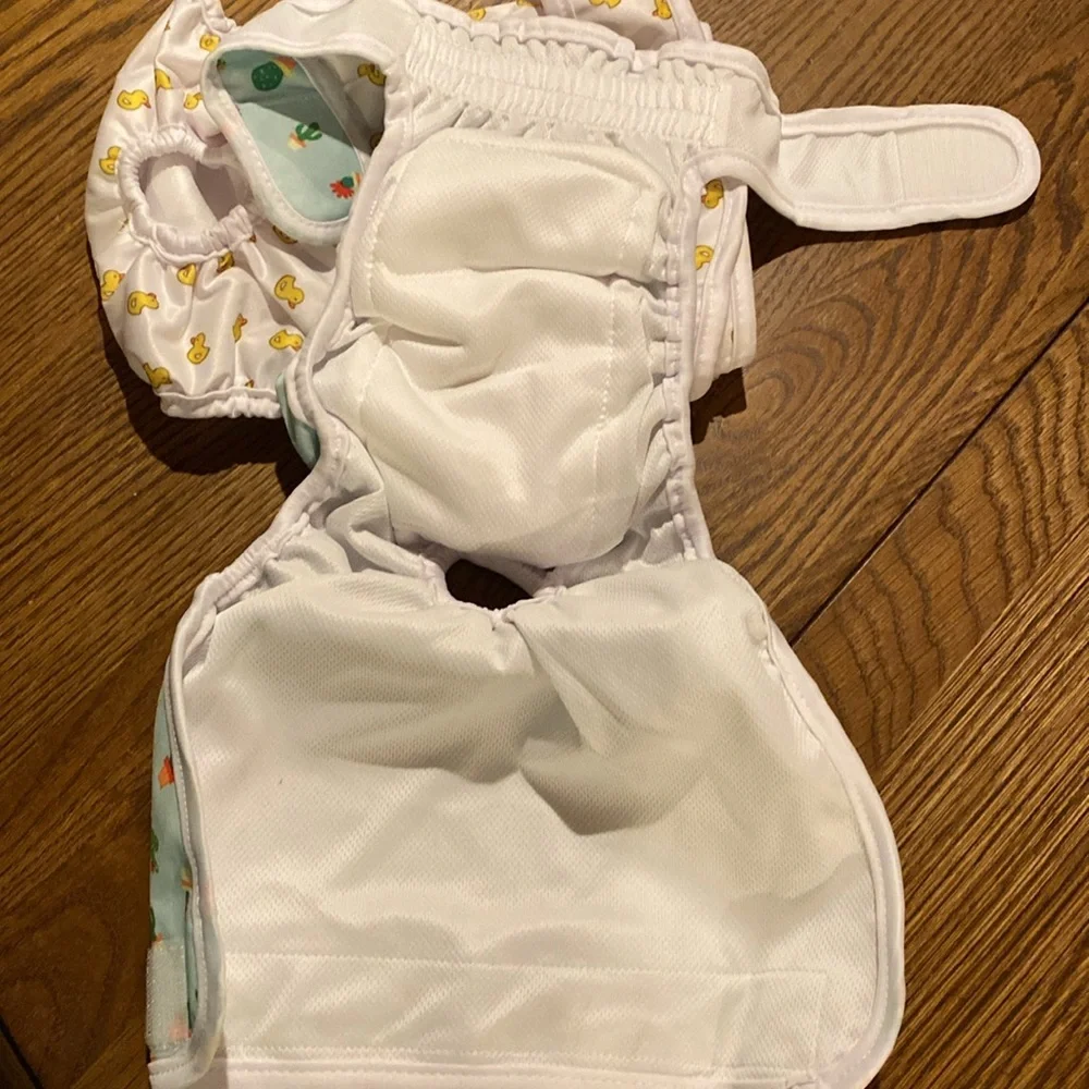 Pet Magasin washable dog diapers XLCactus Pattern and rubber duck pattern